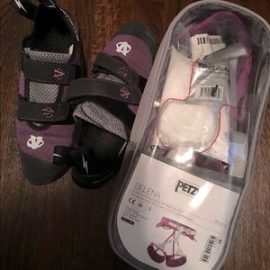 Harness and Climbing shoes